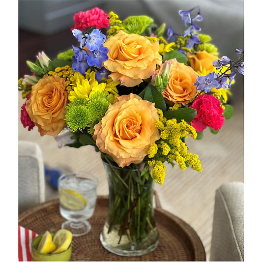 Bold & Bright – A Florist Original – Thompson Country Florist, Wintersville OH