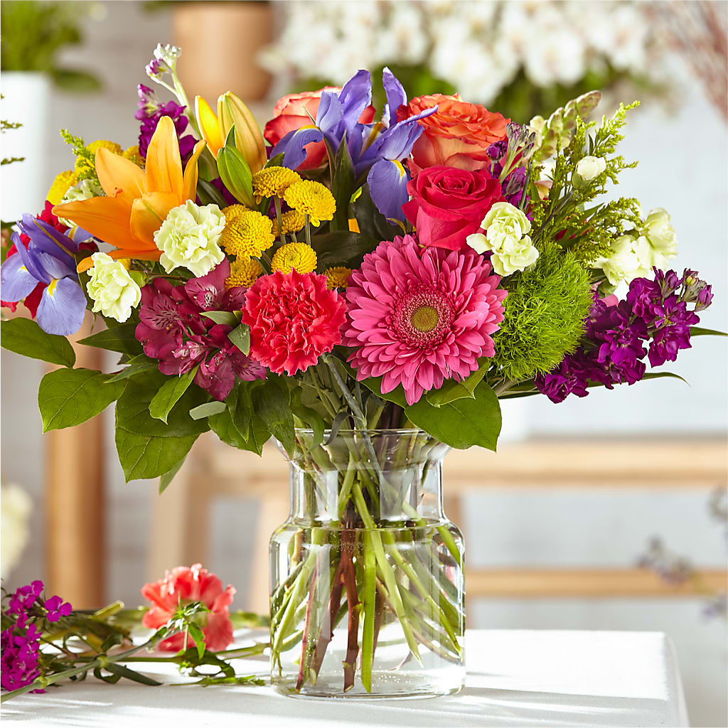 Bold & Bright – A Florist Original – Thompson Country Florist, Wintersville OH