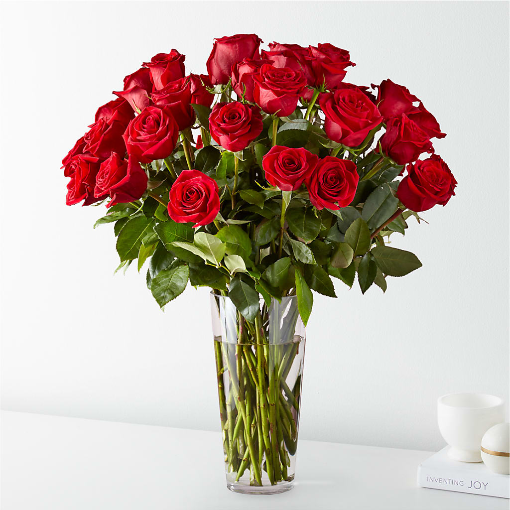 Long Stem Red Rose Bouquet – Thompson Country Florist, Wintersville OH
