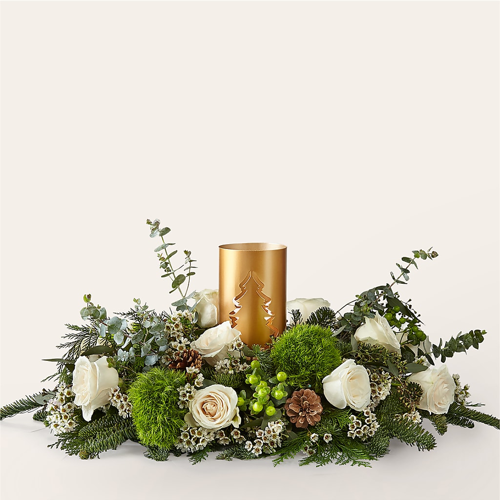 Chestnuts Roasting Centerpiece – Thompson Country Florist, Wintersville OH