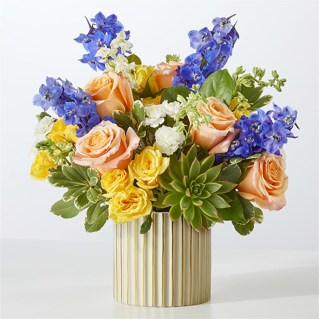 Cobalt Reverie Bouquet – Thompson Country Florist, Wintersville OH
