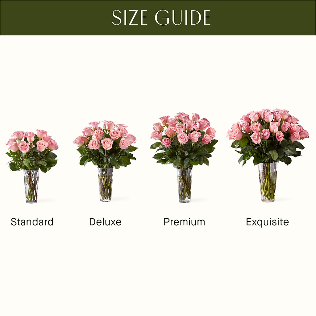 Long Stem Pink Rose Bouquet – Thompson Country Florist, Wintersville OH