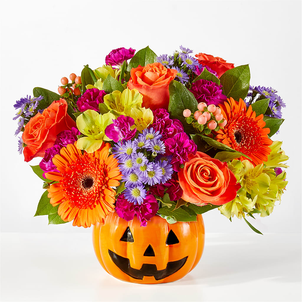 Tricks & Treats Pumpkin – Thompson Country Florist, Wintersville OH