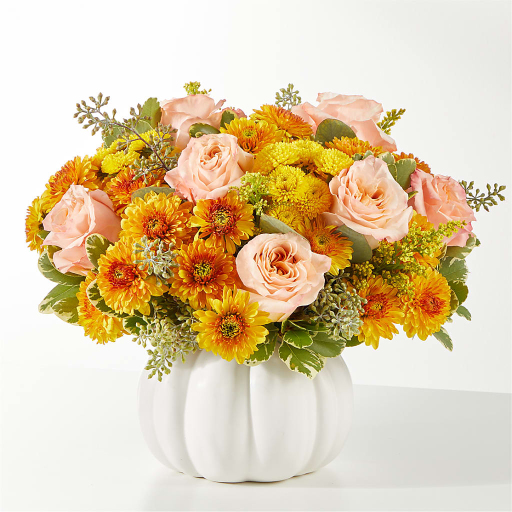 Peachy Pumpkin – Thompson Country Florist, Wintersville OH