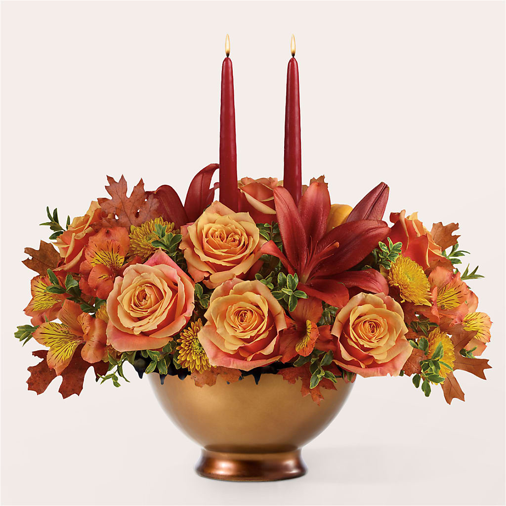 Harvest Table Centerpiece – Thompson Country Florist, Wintersville OH