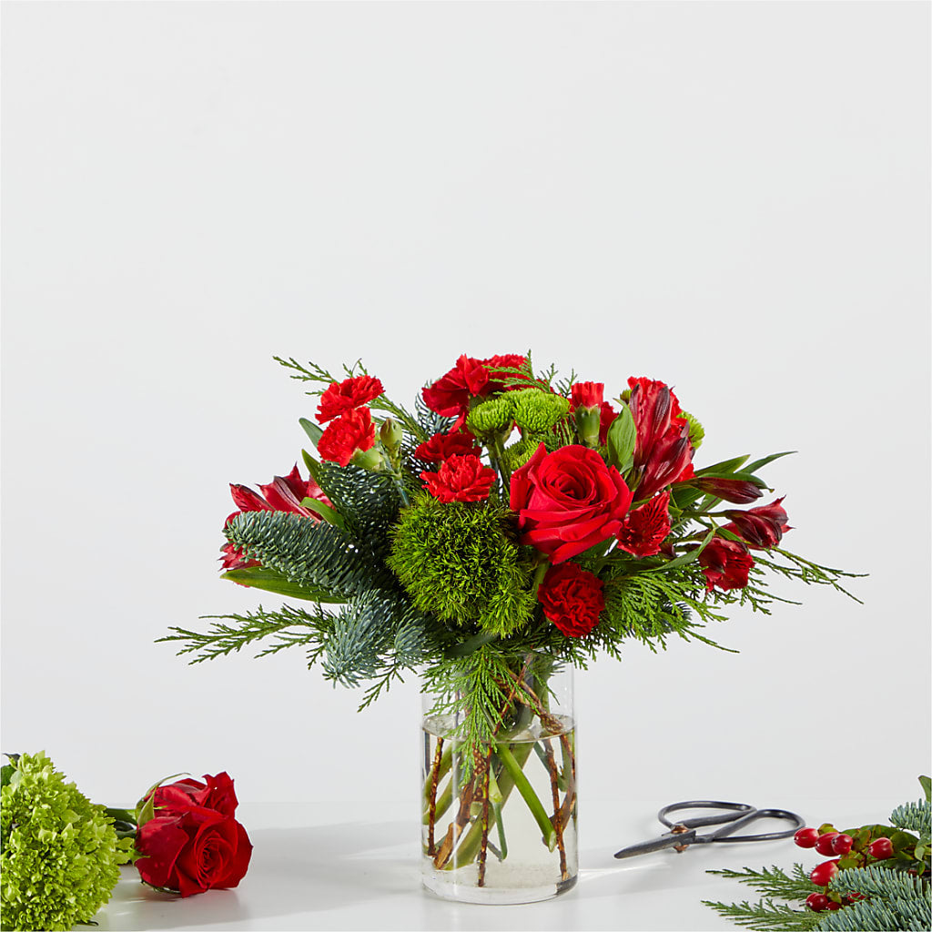 Merry Moment Bouquet – A Florist Original – Thompson Country Florist, Wintersville OH