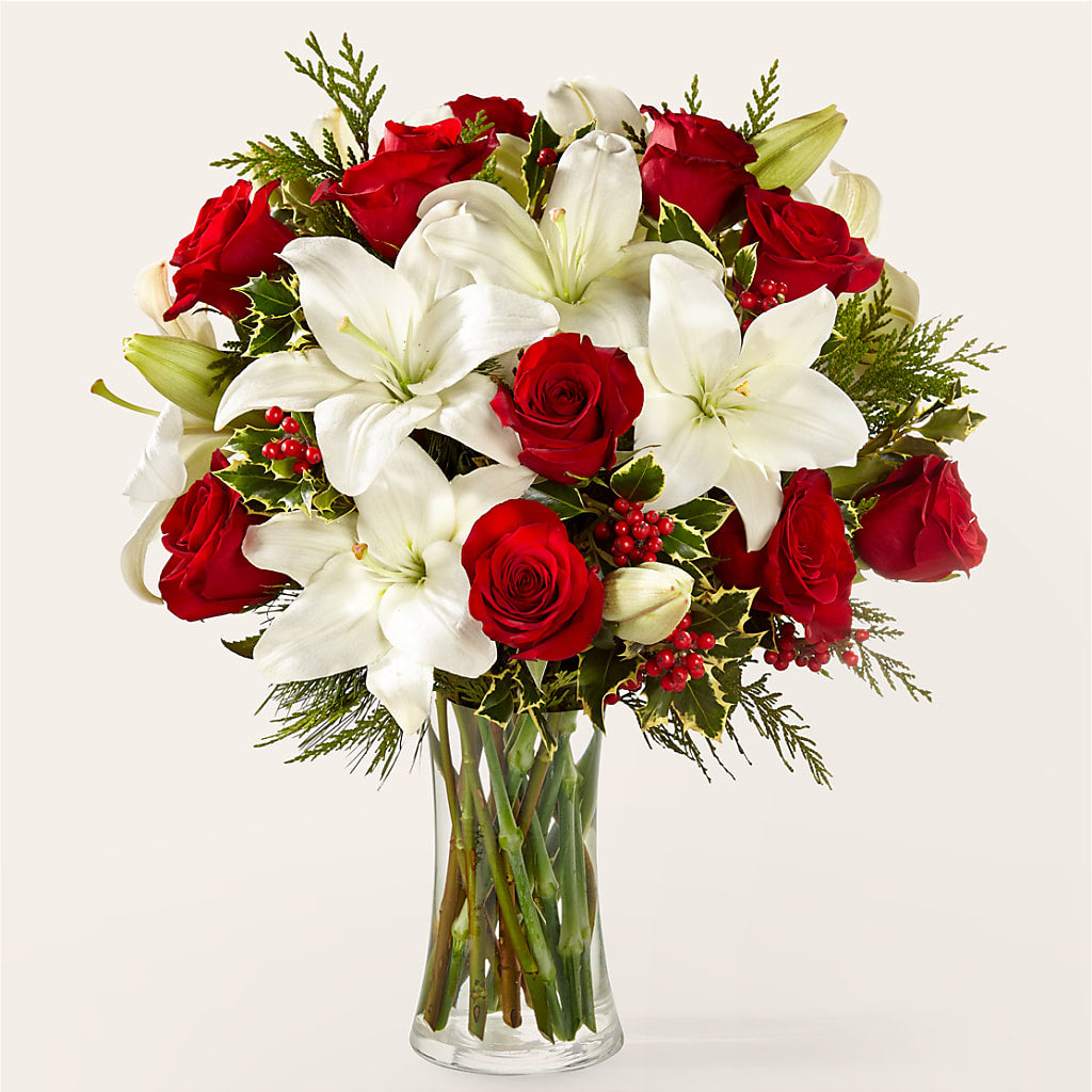 Sparkling Snowflakes Bouquet – Thompson Country Florist, Wintersville OH