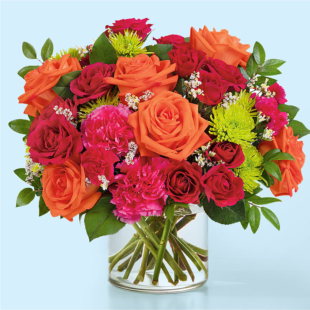 Colorful Carnival Bouquet – Thompson Country Florist, Wintersville OH