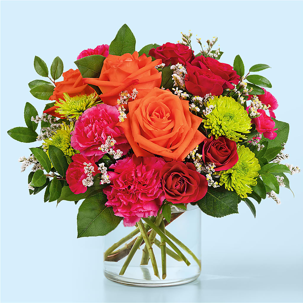 Colorful Carnival Bouquet – Thompson Country Florist, Wintersville OH