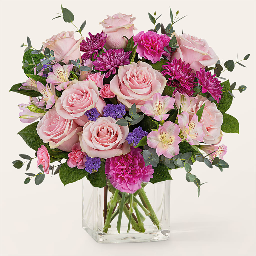 Rosy Radiance Bouquet – Thompson Country Florist, Wintersville OH