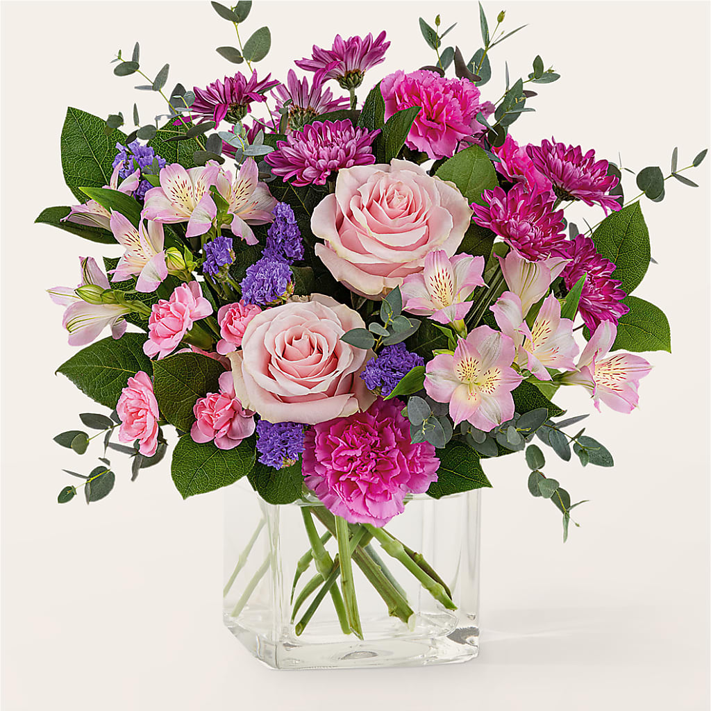 Rosy Radiance Bouquet – Thompson Country Florist, Wintersville OH