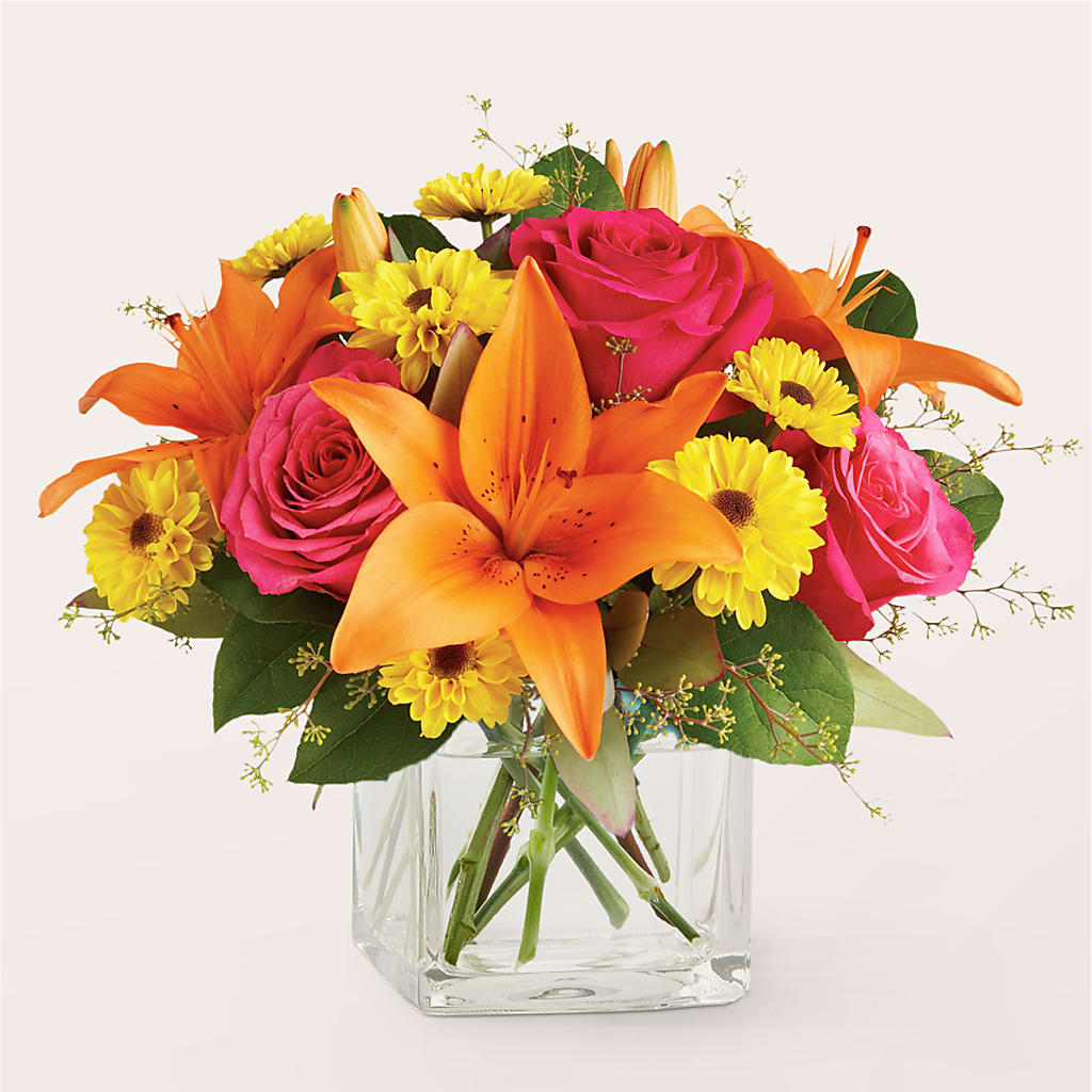 Neon Lights Bouquet – Thompson Country Florist, Wintersville OH