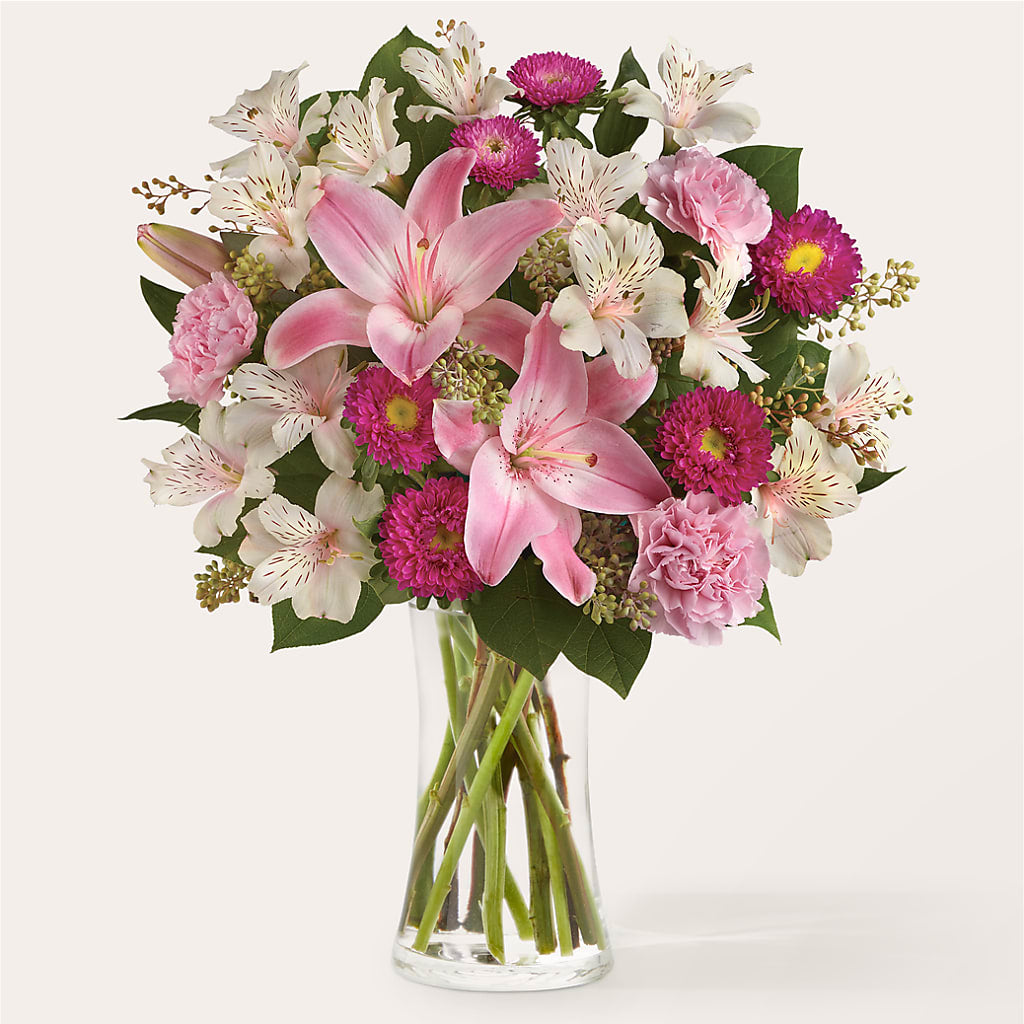 Feeling Fuchsia Bouquet – Thompson Country Florist, Wintersville OH