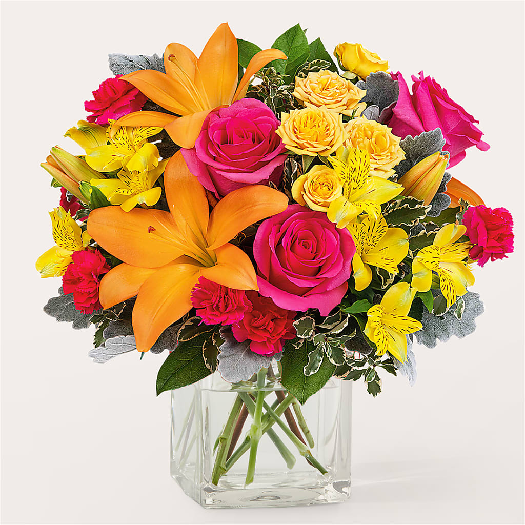 To the Tropics Bouquet – Thompson Country Florist, Wintersville OH