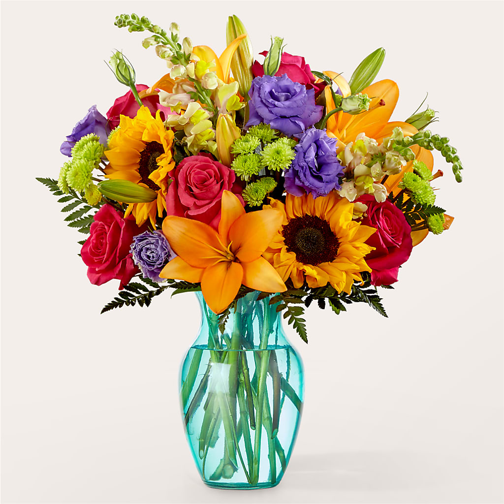 Double Rainbow Bouquet – Thompson Country Florist, Wintersville OH