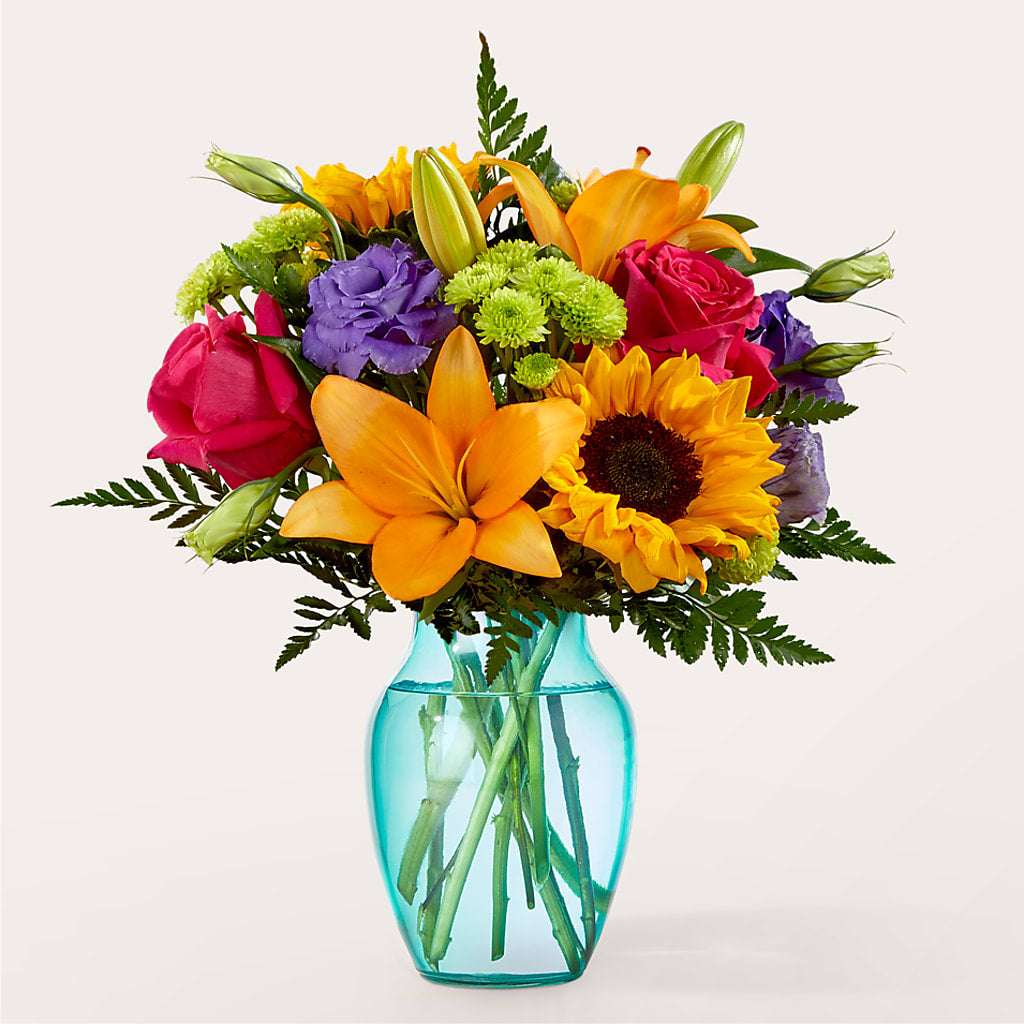 Double Rainbow Bouquet – Thompson Country Florist, Wintersville OH