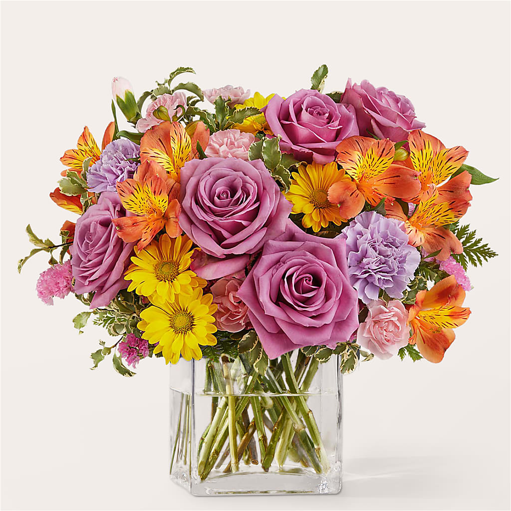 Shades of Happiness Bouquet – Thompson Country Florist, Wintersville OH