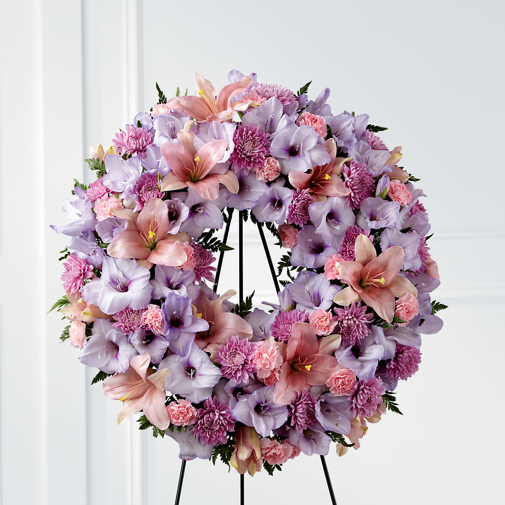 Beloved Friend Wreath – Thompson Country Florist, Wintersville OH