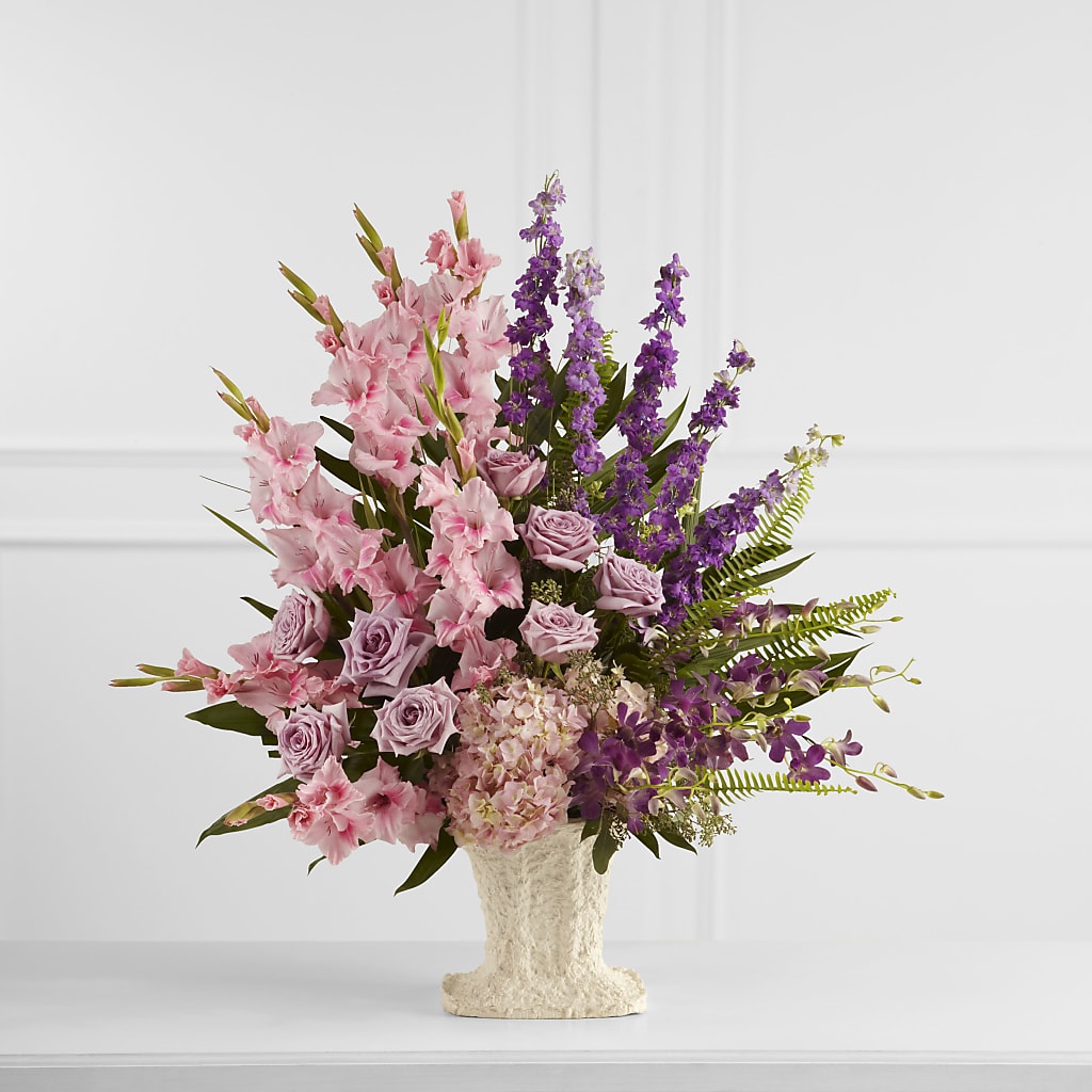 Flowing Garden Arrangement – Thompson Country Florist, Wintersville OH