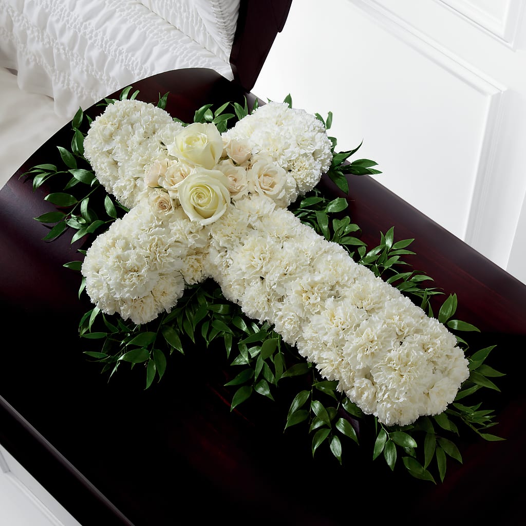 Peaceful Memories Casket Spray (Standard) – Thompson Country Florist, Wintersville OH