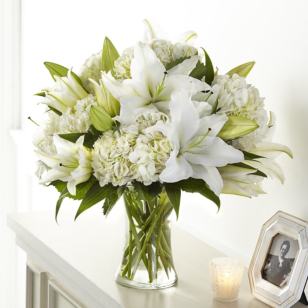 Compassionate Lily Bouquet – Thompson Country Florist, Wintersville OH