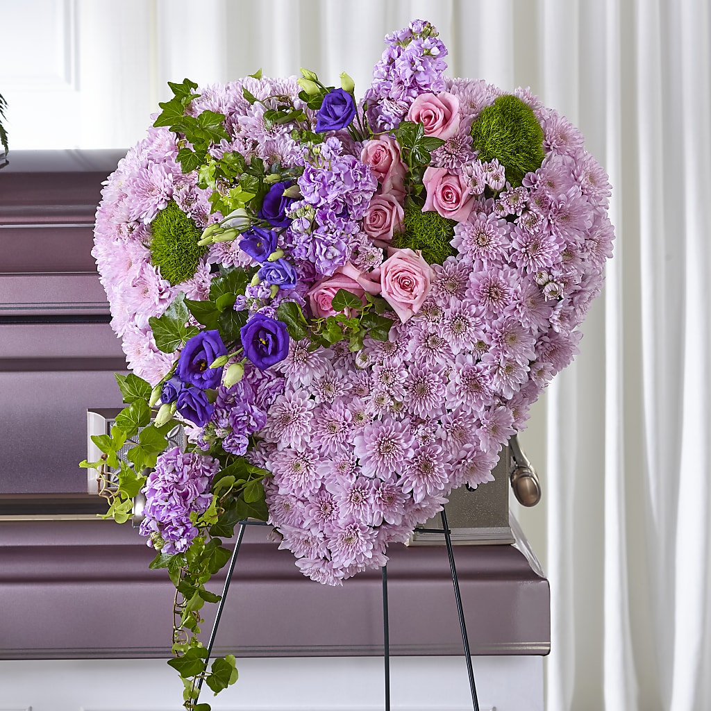 Treasured Love Standing Heart – Thompson Country Florist, Wintersville OH