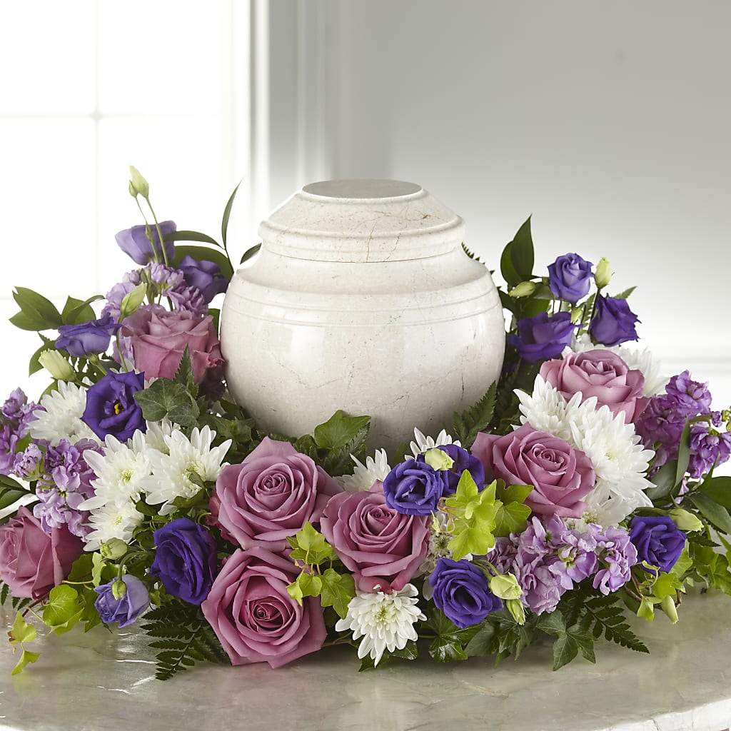Blooming Sympathy Cremation Adornment – Thompson Country Florist, Wintersville OH