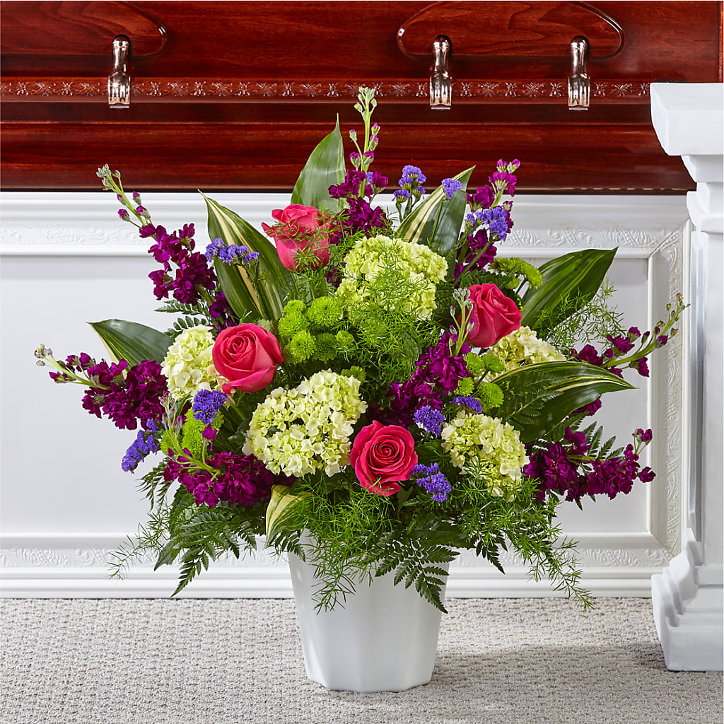 Beautiful Horizons Floor Basket – Thompson Country Florist, Wintersville OH