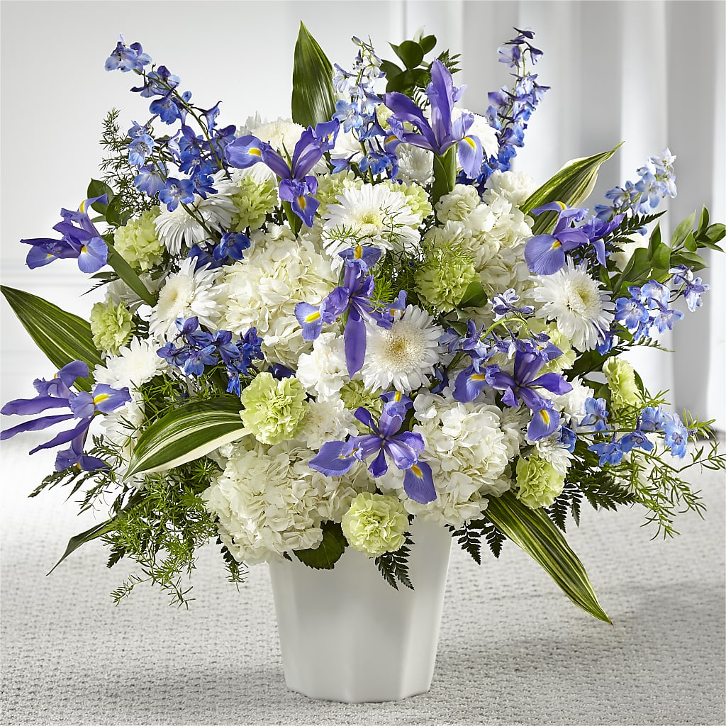 Soft Serenity Floor Basket – Thompson Country Florist, Wintersville OH
