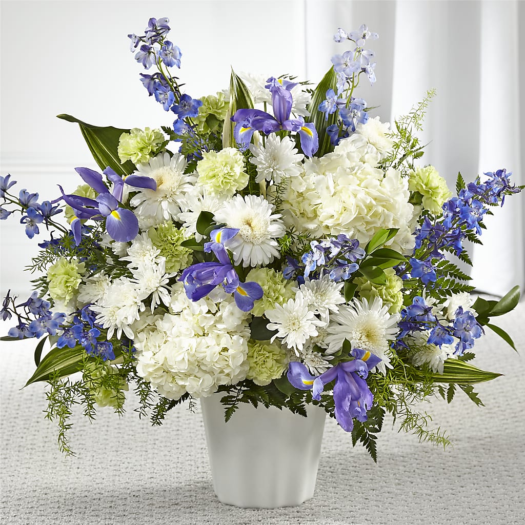 Soft Serenity Floor Basket – Thompson Country Florist, Wintersville OH