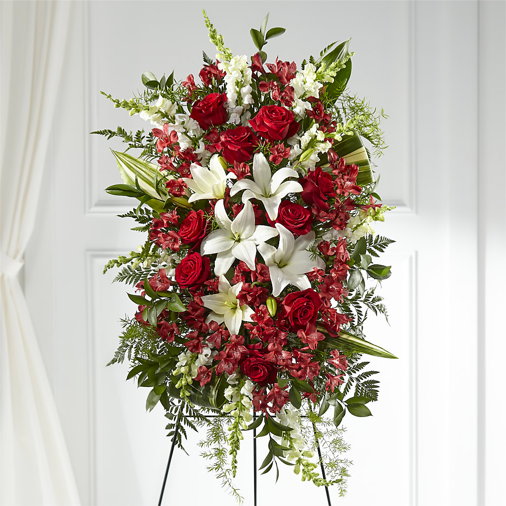 Everlasting Memory Standing Spray – Thompson Country Florist, Wintersville OH