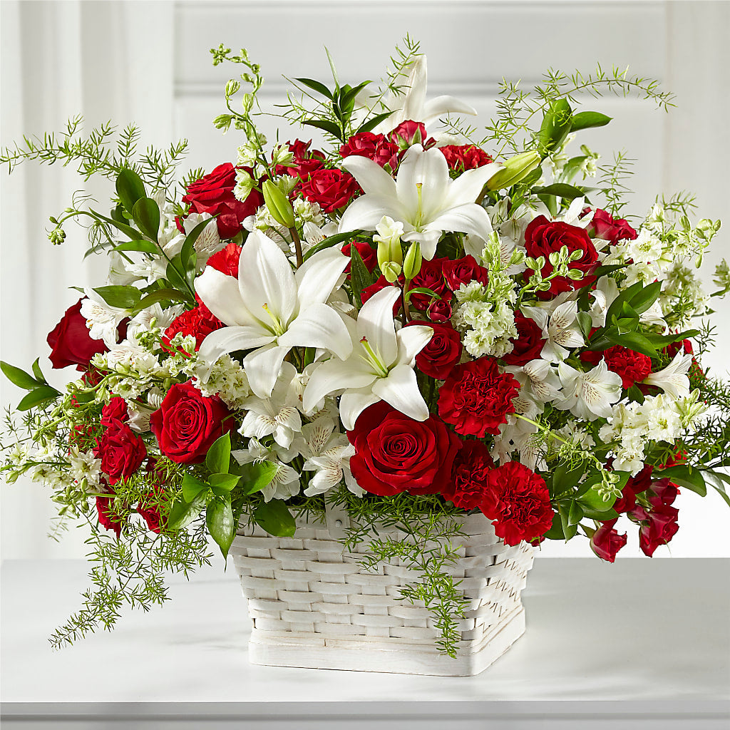 Sentiments of Love Arrangement – Thompson Country Florist, Wintersville OH
