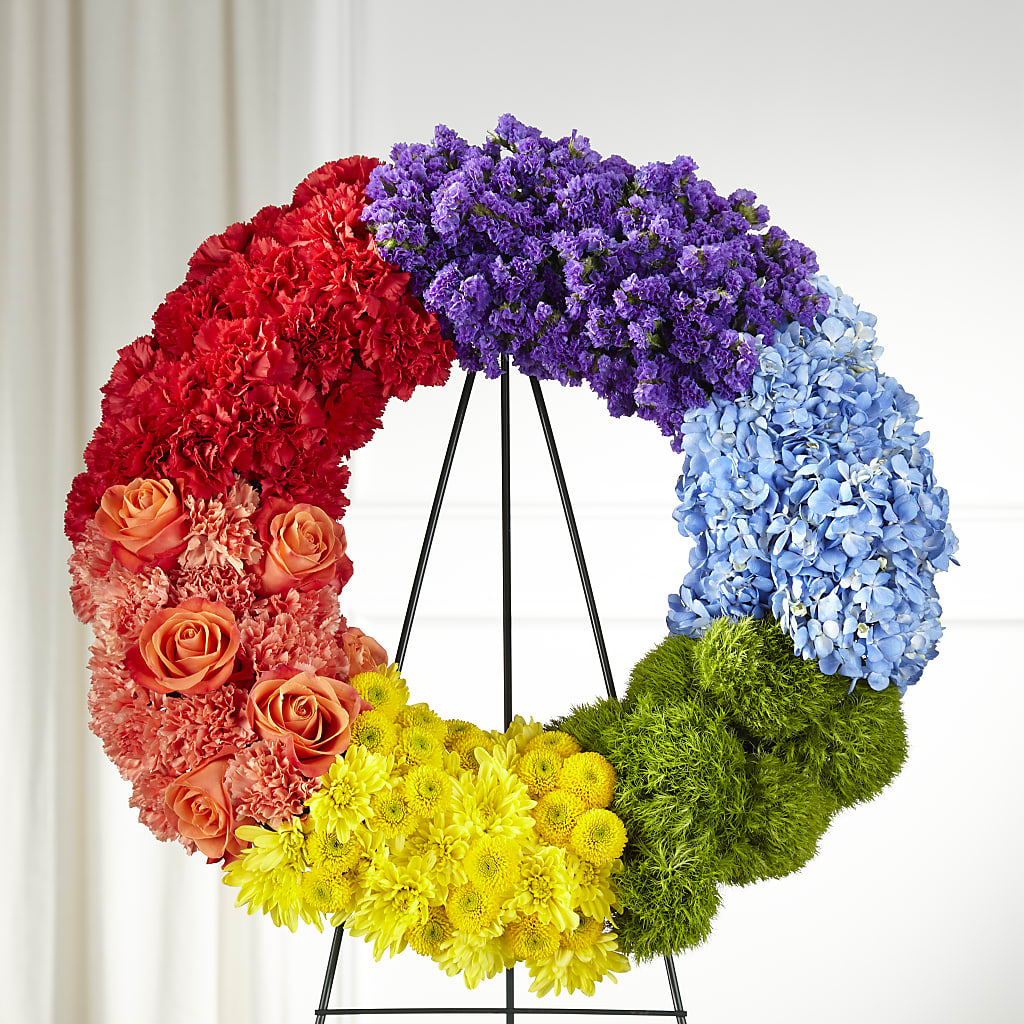 Circle of Love Wreath – Thompson Country Florist, Wintersville OH