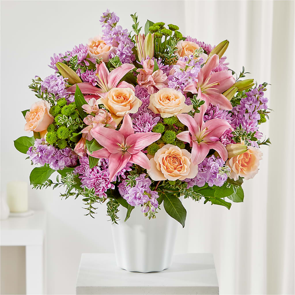 Supportive Embrace Tabletop Basket – Thompson Country Florist, Wintersville OH