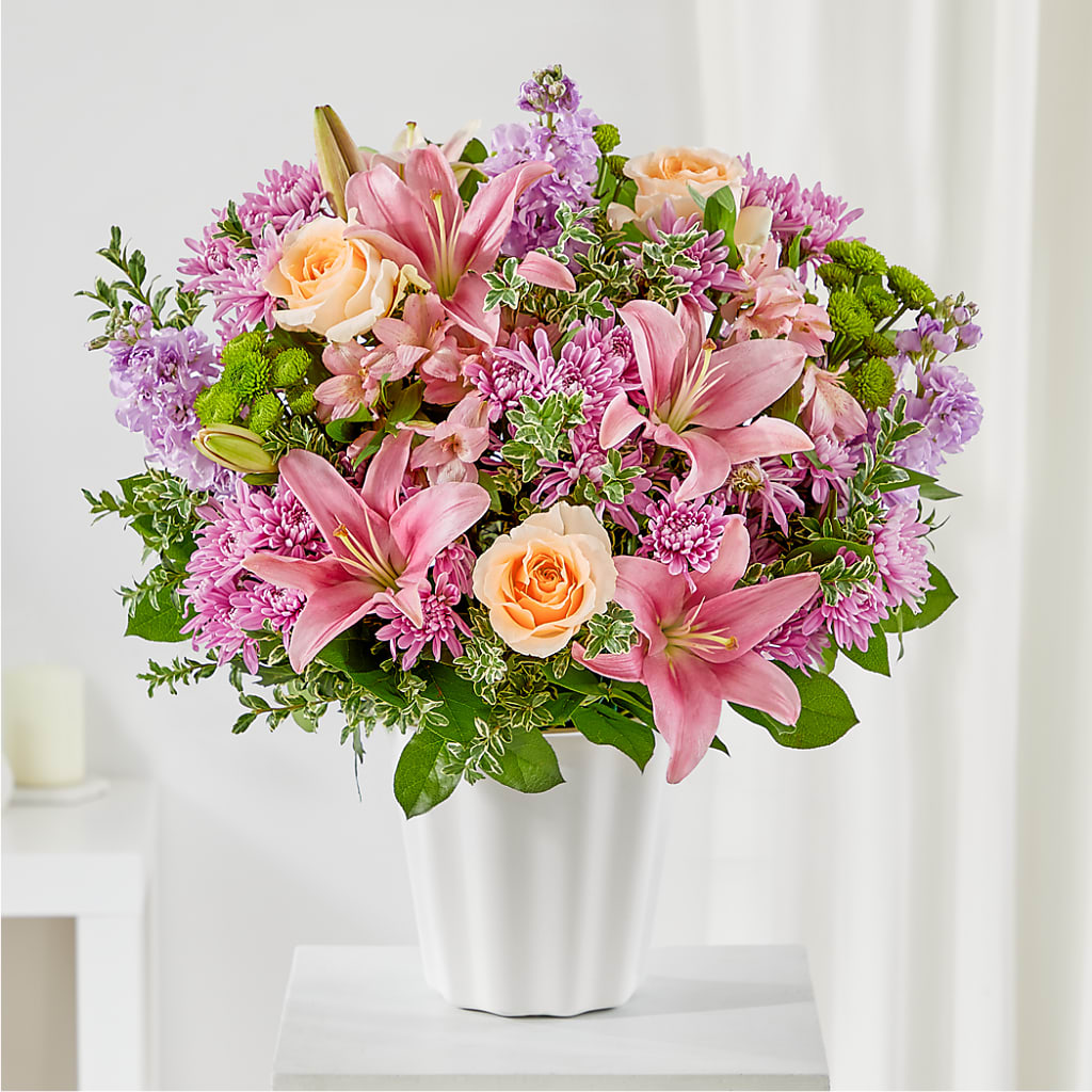 Supportive Embrace Tabletop Basket – Thompson Country Florist, Wintersville OH