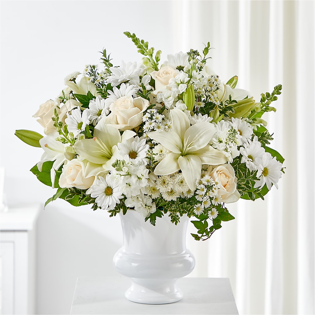 Uplifting Urn Arrangement – Thompson Country Florist, Wintersville OH