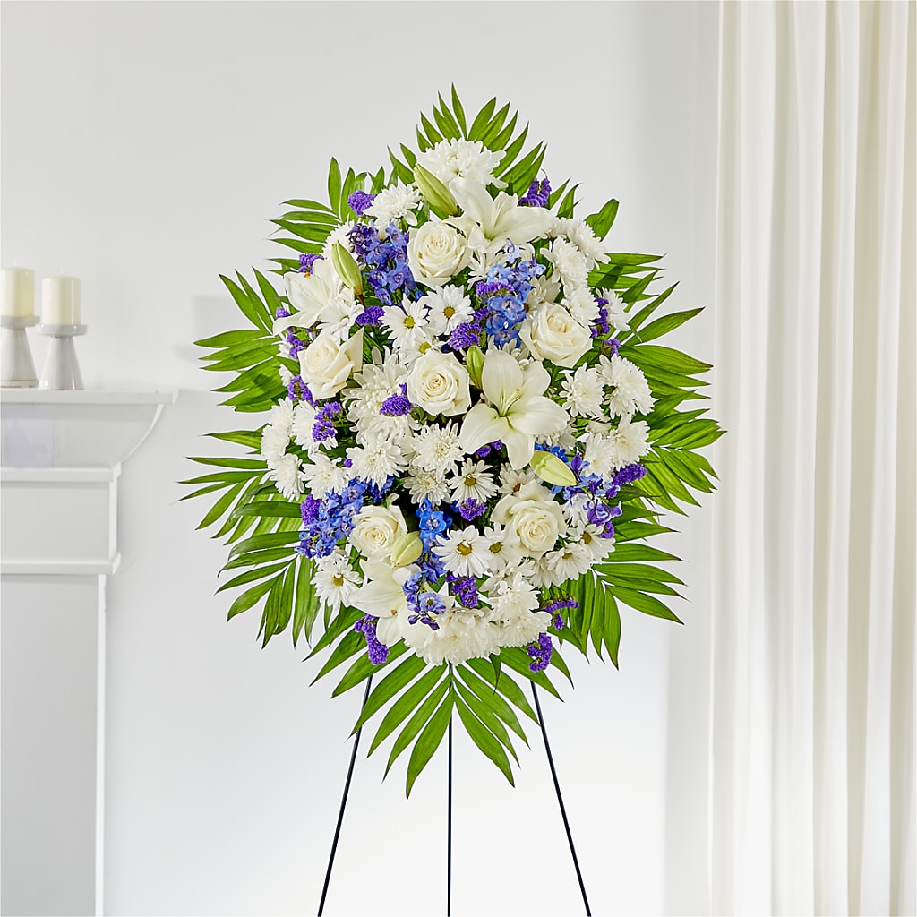 At Rest Standing Spray – Thompson Country Florist, Wintersville OH