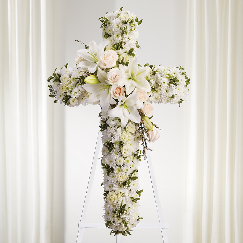 Spiritual Guidance Standing Spray – Thompson Country Florist, Wintersville OH