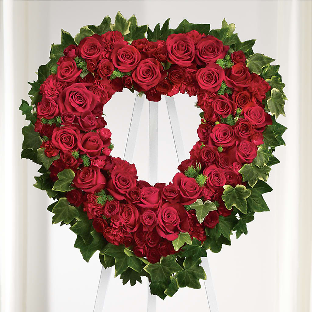 Wholehearted Standing Spray – Thompson Country Florist, Wintersville OH