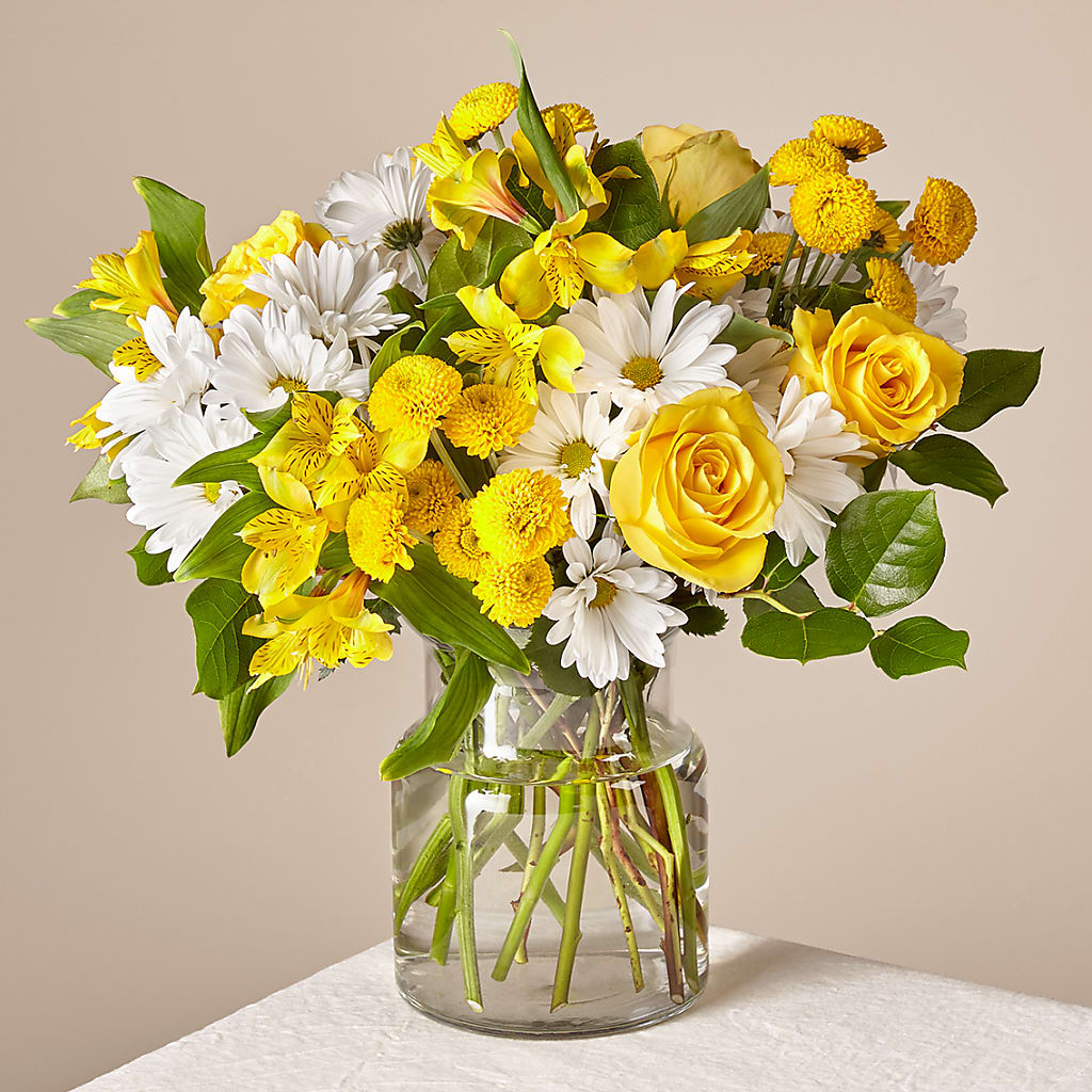 Sunny Sentiments Bouquet – Thompson Country Florist, Wintersville OH