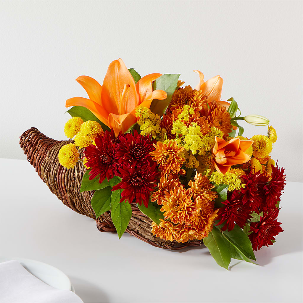 Bouquet of Blessings Cornucopia – Thompson Country Florist, Wintersville OH