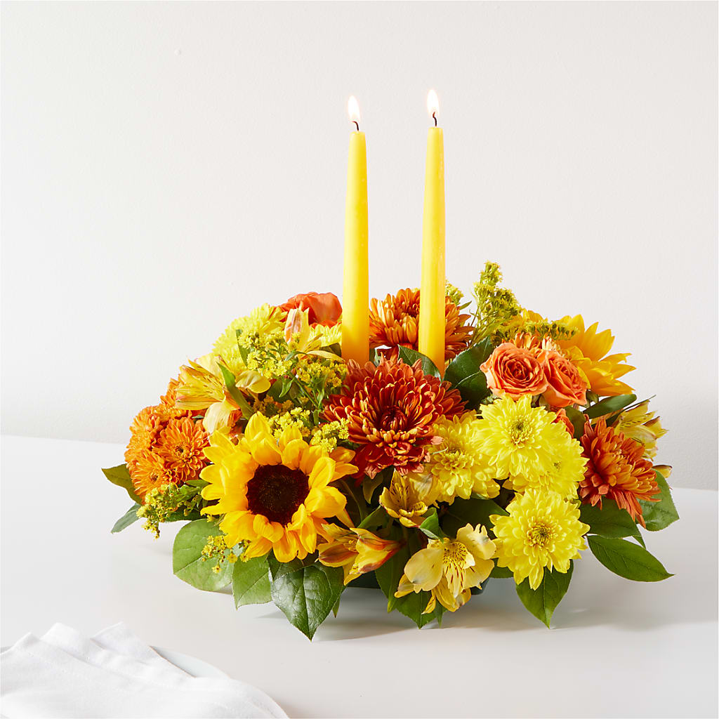 Autumn Harmony Centerpiece – Thompson Country Florist, Wintersville OH