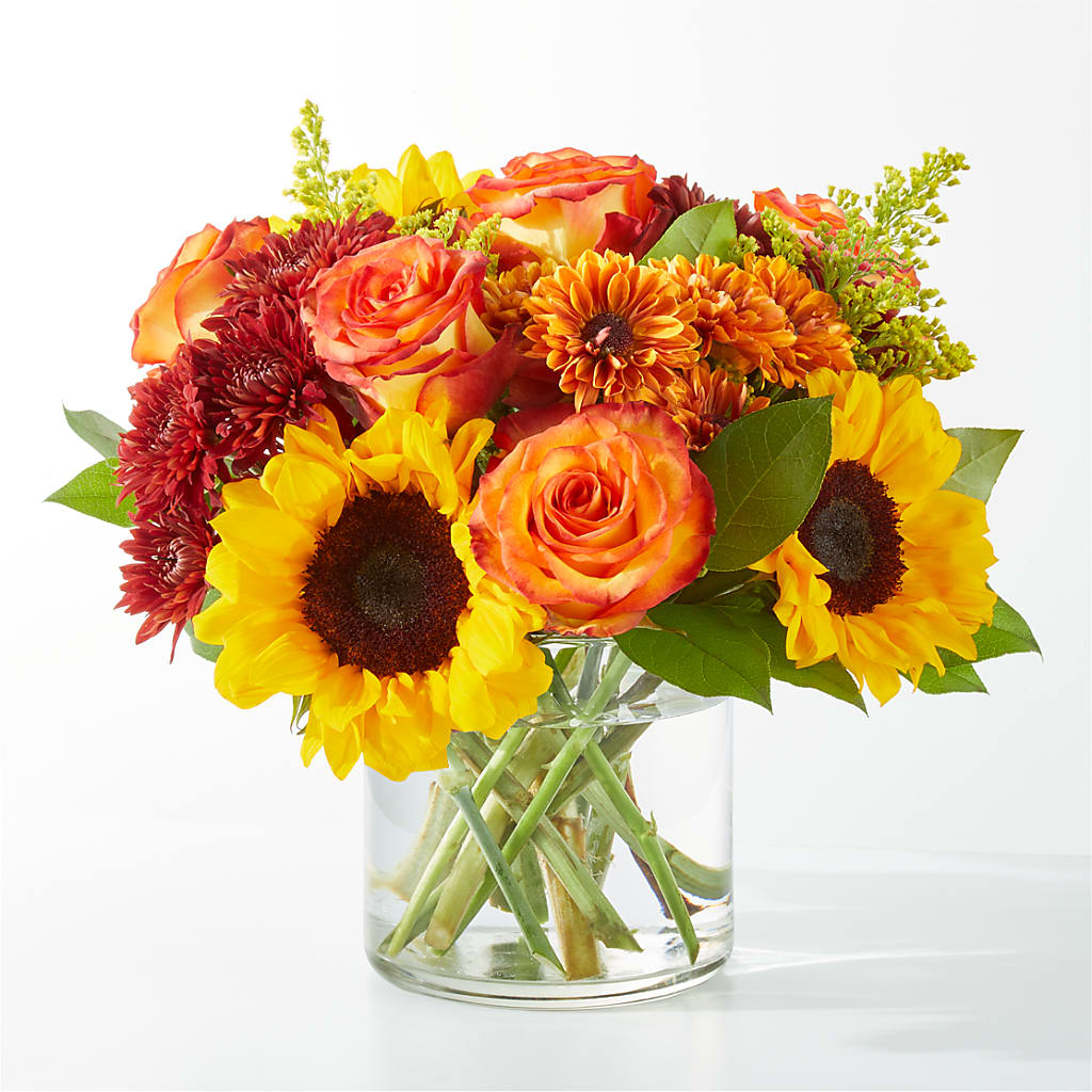 Flannel Scarf Bouquet – Thompson Country Florist, Wintersville OH