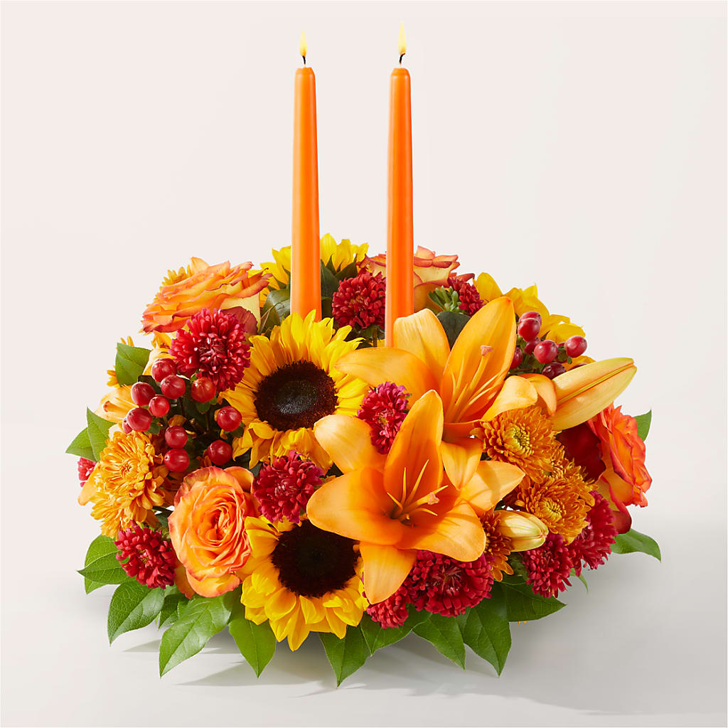 Grateful Centerpiece – Thompson Country Florist, Wintersville OH