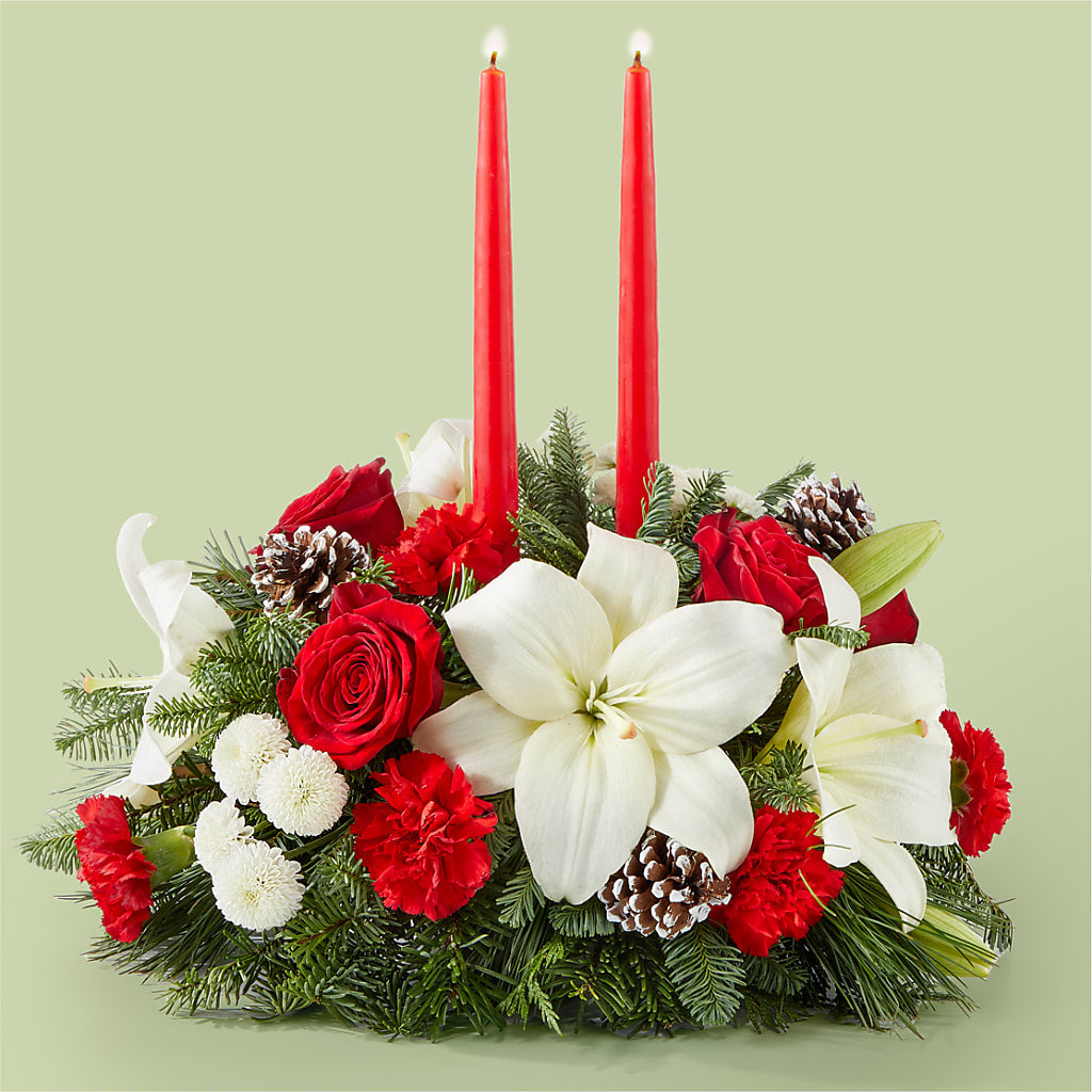 Seasonal Festivities Centerpiece – Thompson Country Florist, Wintersville OH