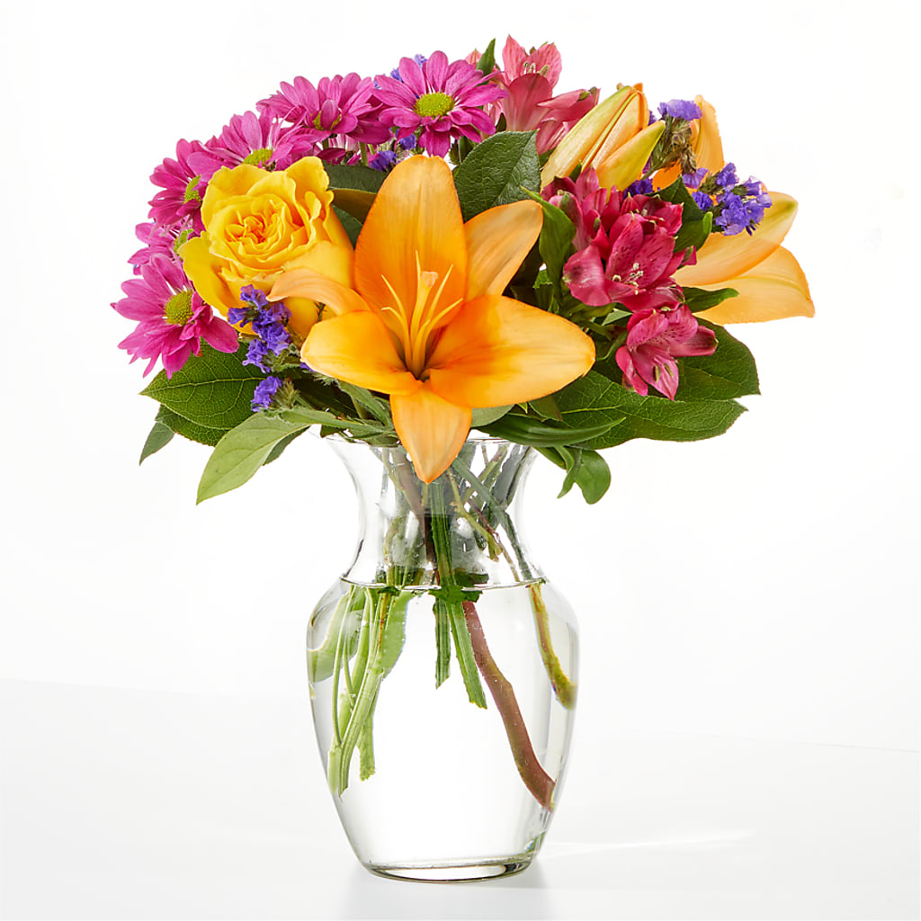Colorful Visions Bouquet – Thompson Country Florist, Wintersville OH