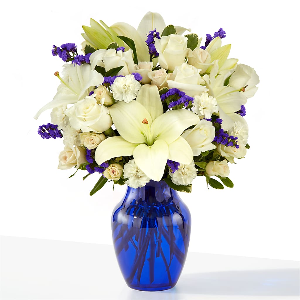 Sapphire Rush Bouquet – Thompson Country Florist, Wintersville OH