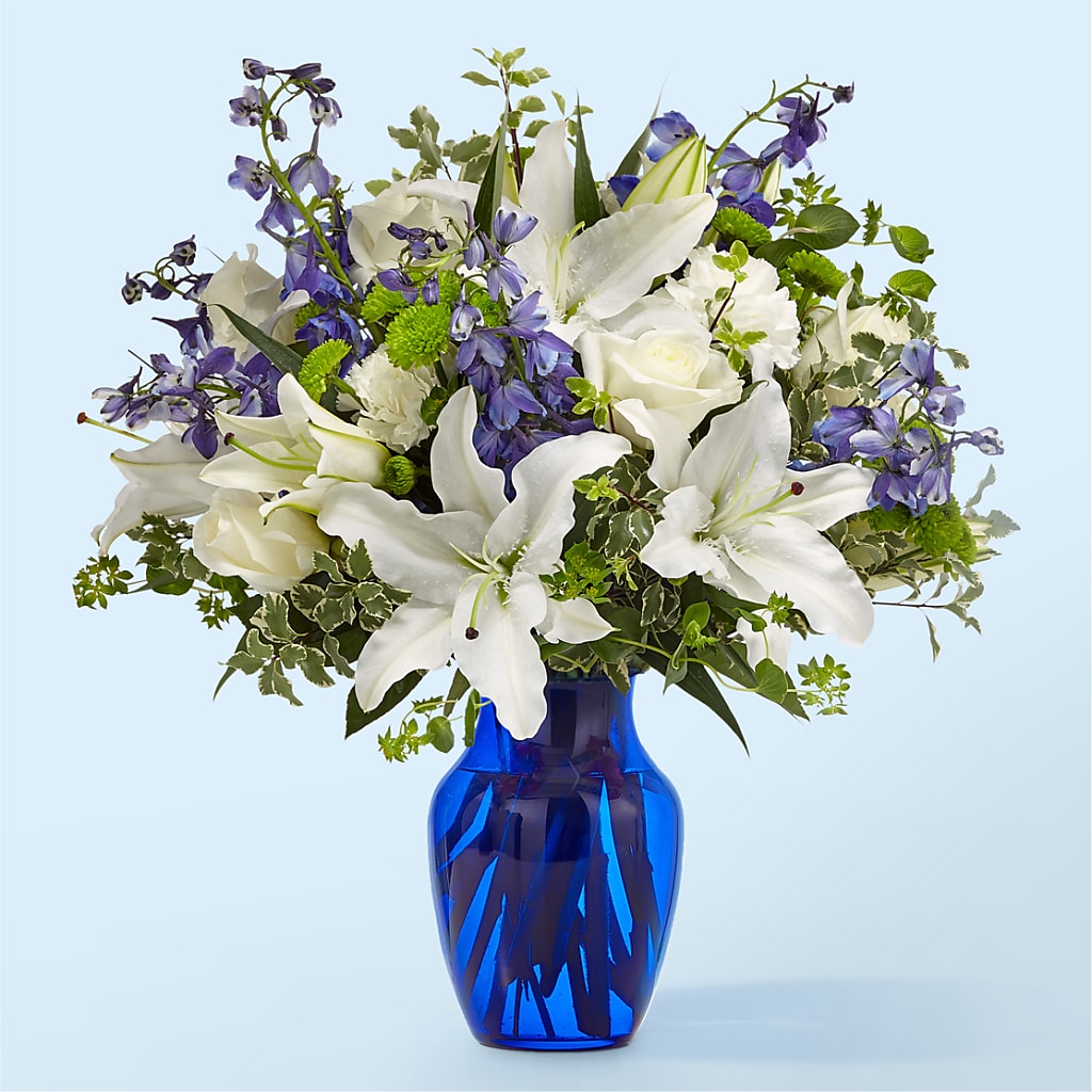 Santorini Bouquet – Thompson Country Florist, Wintersville OH