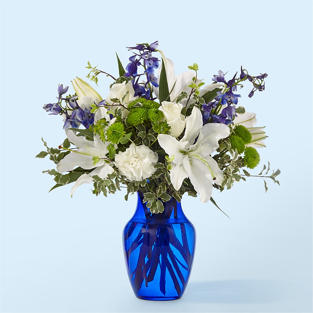 Santorini Bouquet – Thompson Country Florist, Wintersville OH