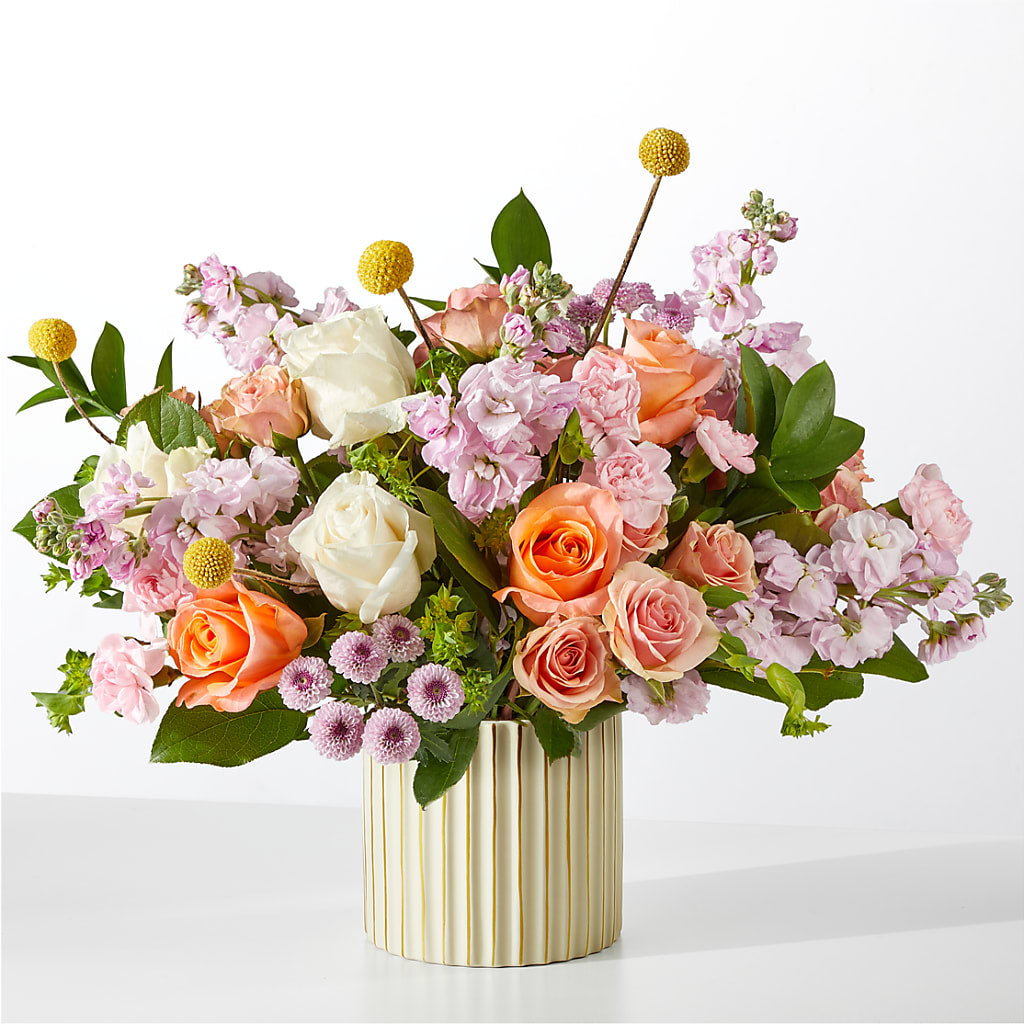 French Market Bouquet with Ivory Vase – Thompson Country Florist, Wintersville OH